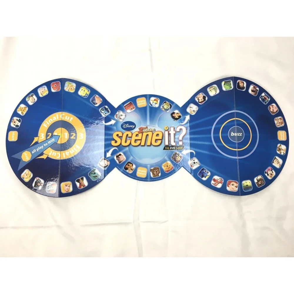 Disney Scene It? 2nd Ed Family Trivia Game Board ONLY